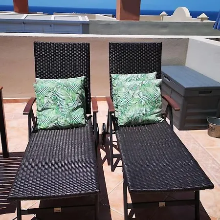 45qmdachterrasse+meerblick+360°+teideblick+pool Apartament